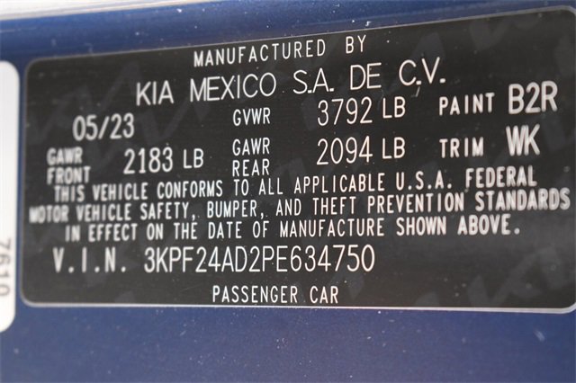 Certified 2023 Kia Forte LXS w/ LXS Technology Package image 31