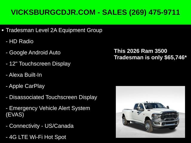 New 2026 RAM 3500 Tradesman image 27