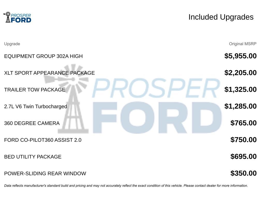 Used 2023 Ford F150 XLT w/ Equipment Group 302A High image 3