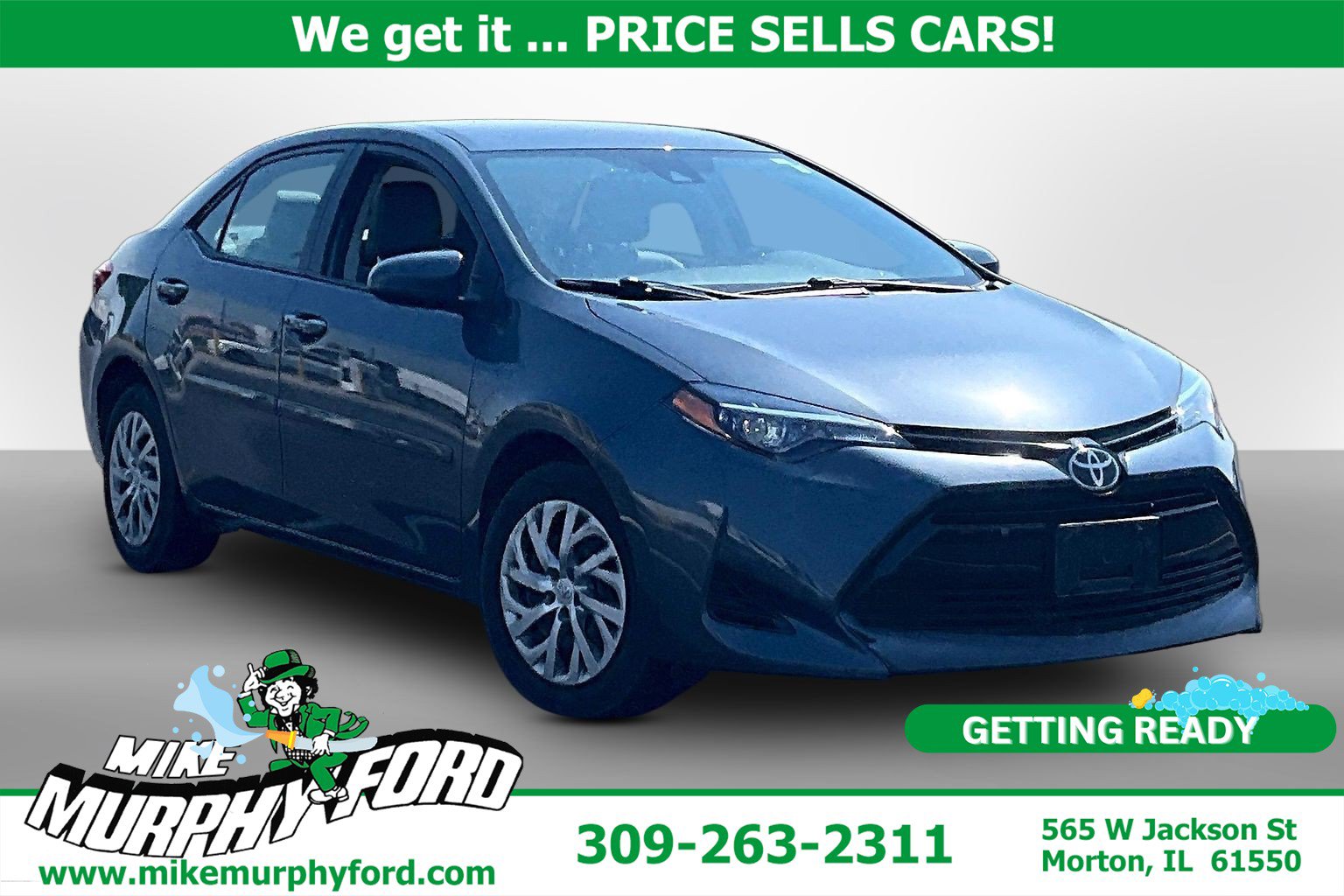 Used 2017 Toyota Corolla LE w/ Carpet Mat Package (TMS) FWD image 1