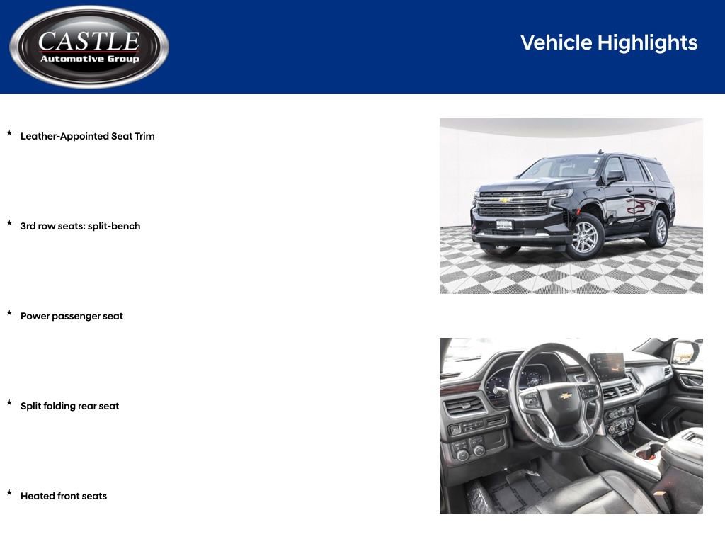 Used 2023 Chevrolet Tahoe LT w/ Luxury Package AWD/4WD image 13