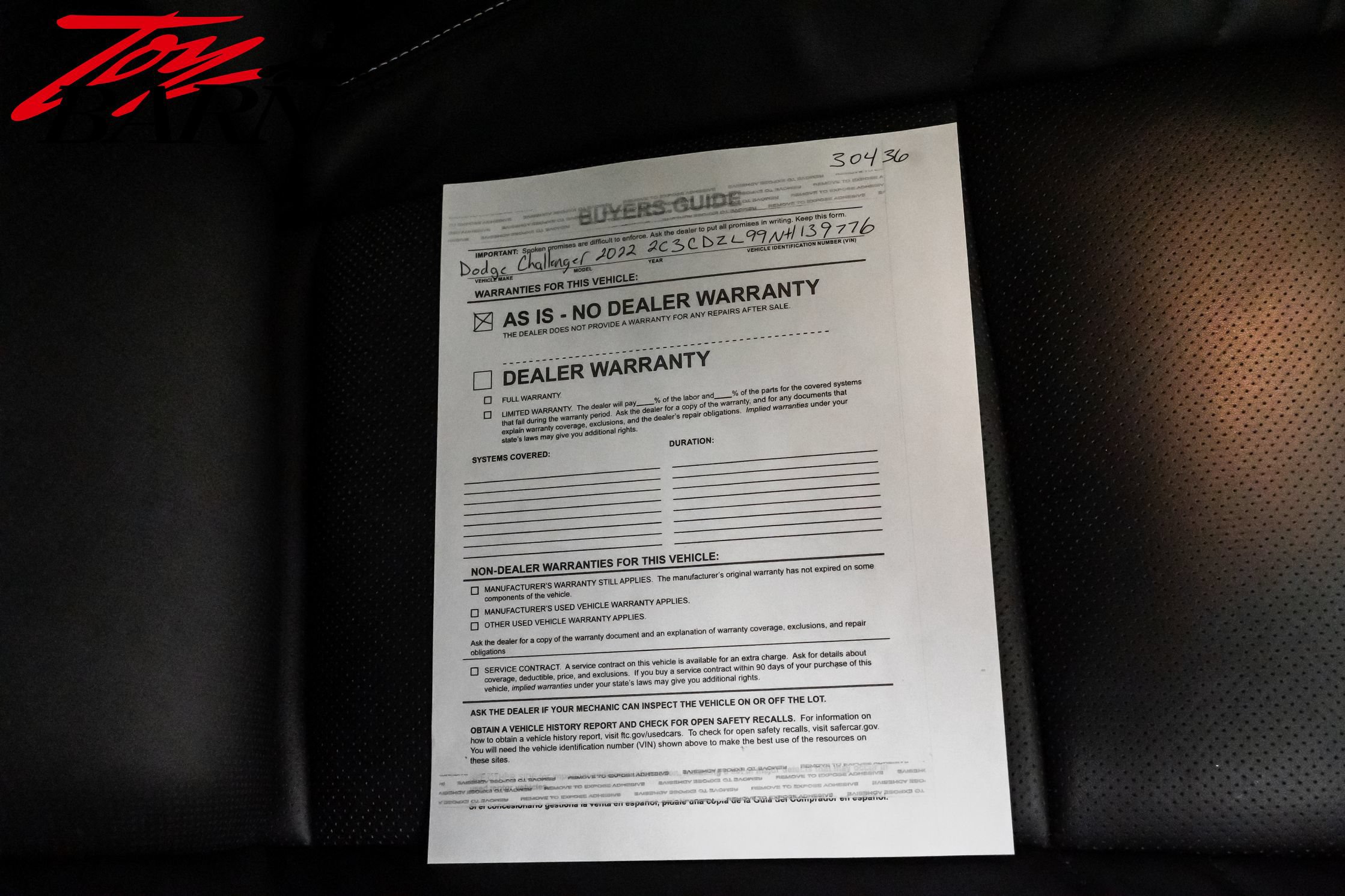 Used 2022 Dodge Challenger SRT Hellcat RWD image 45