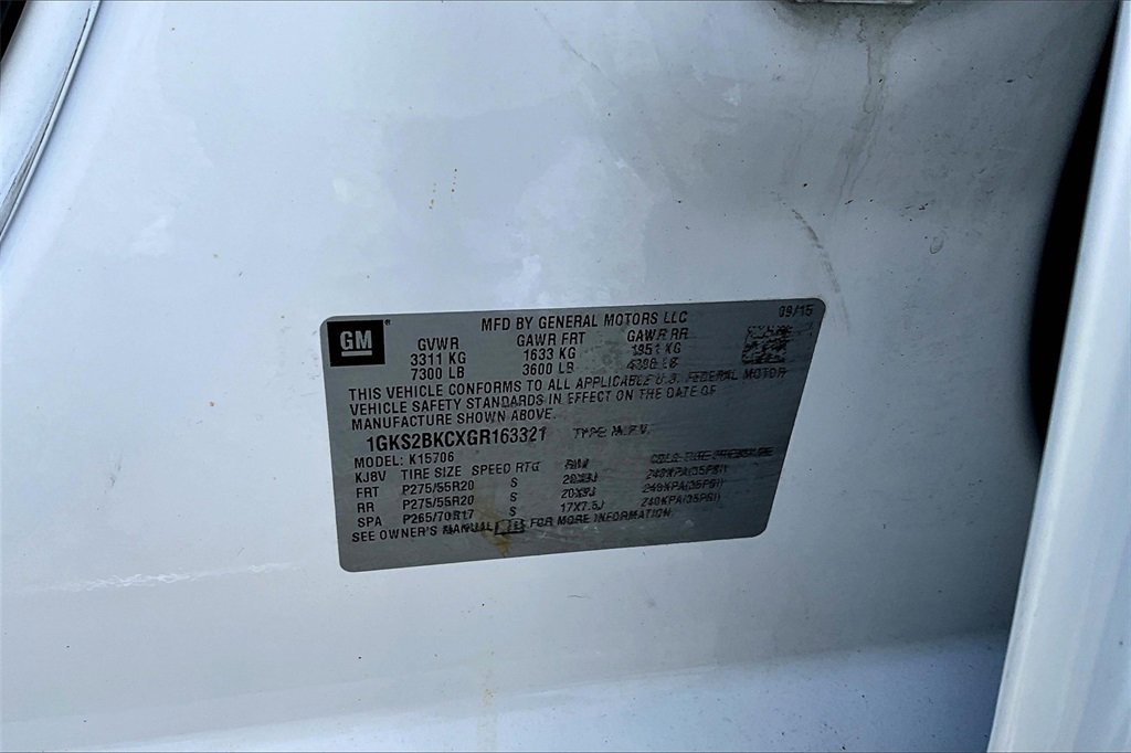 Used 2016 GMC Yukon SLT w/ Open Road Package image 34