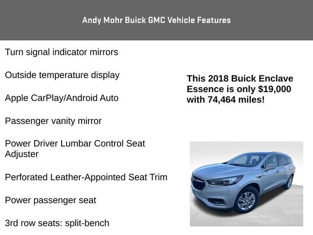 Used 2018 Buick Enclave Essence image 12