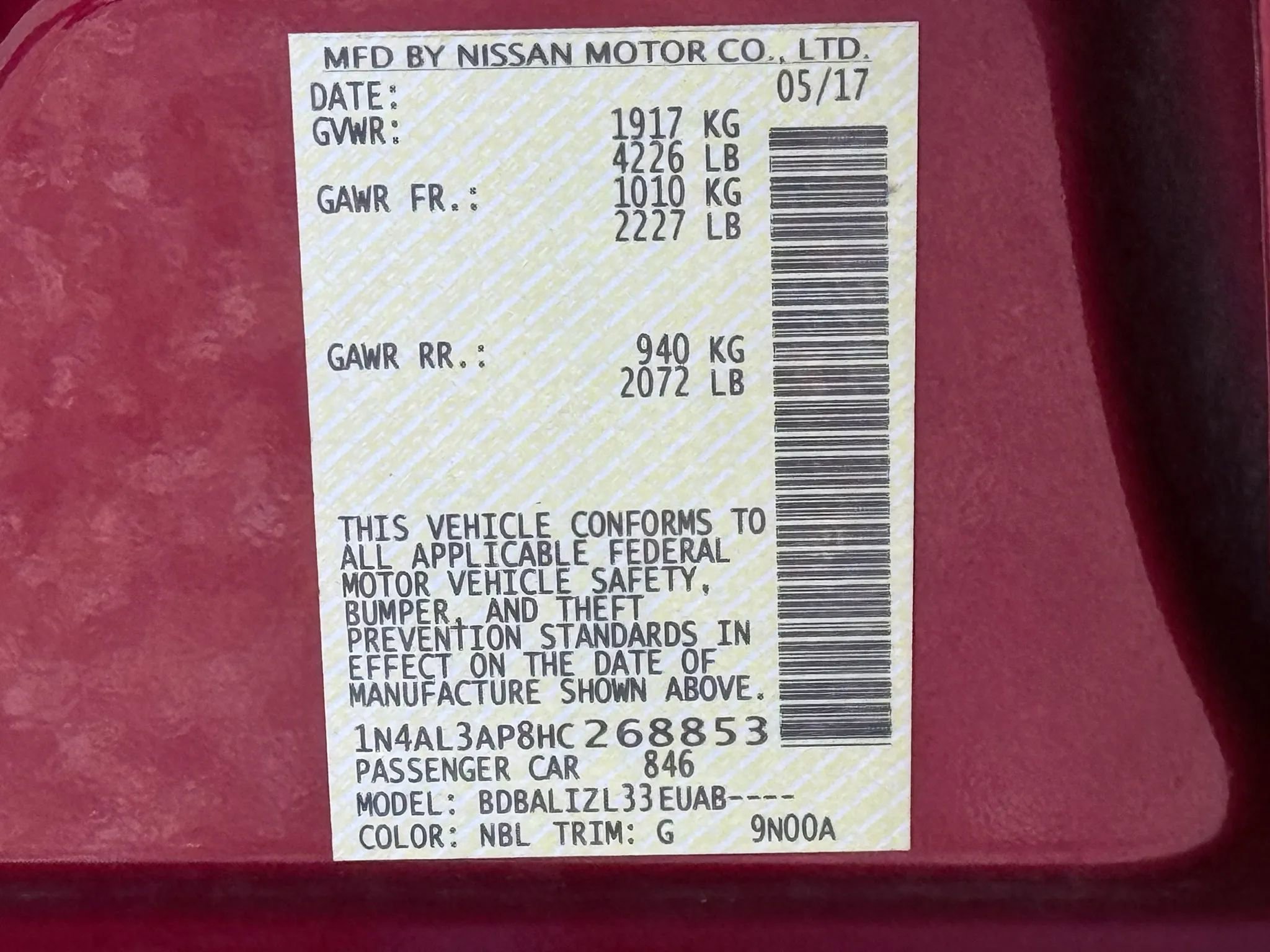Used 2017 Nissan Altima 2.5 SV FWD image 31