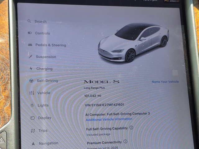 Used 2021 Tesla Model S Long Range Plus AWD/4WD image 5