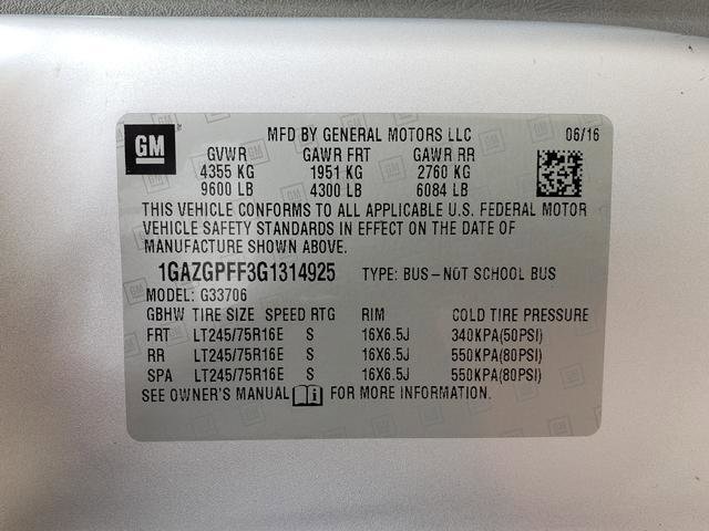 Used 2016 Chevrolet Express 3500 LT w/ LT Preferred Equipment Group image 25