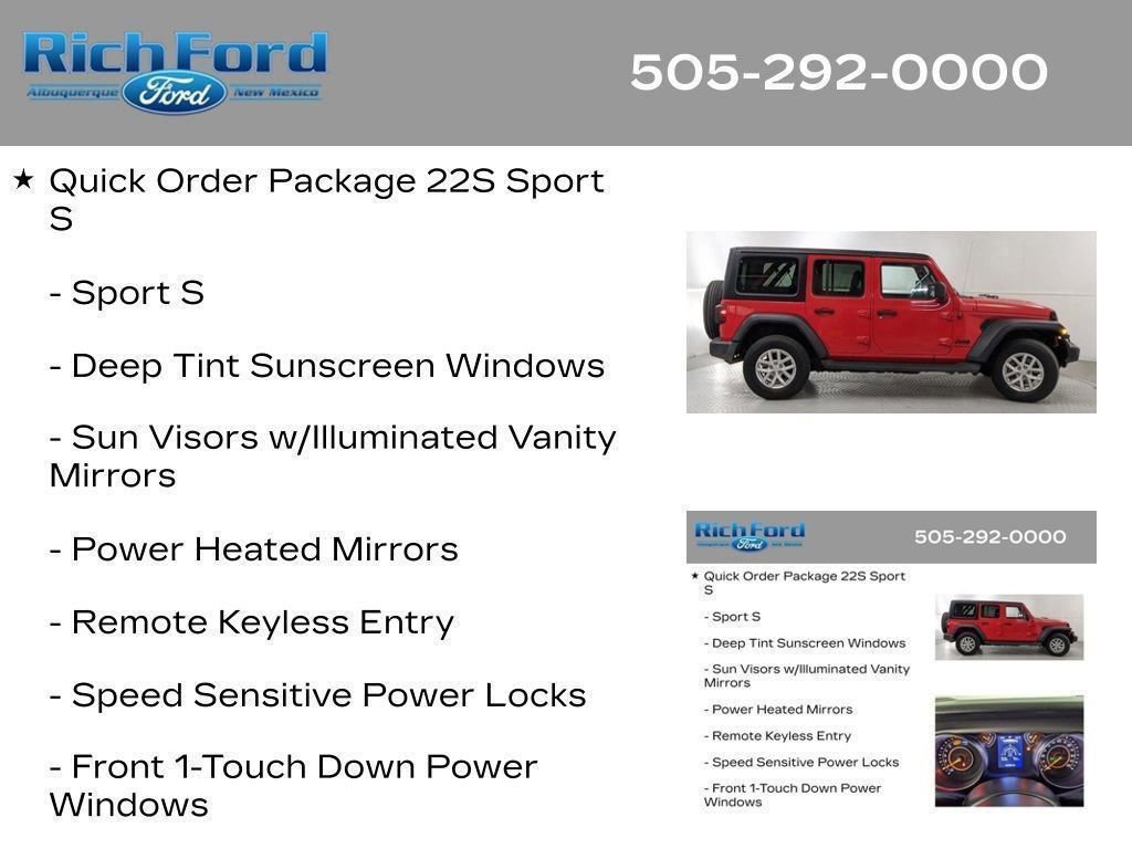 Used 2023 Jeep Wrangler Unlimited Sport AWD/4WD image 17