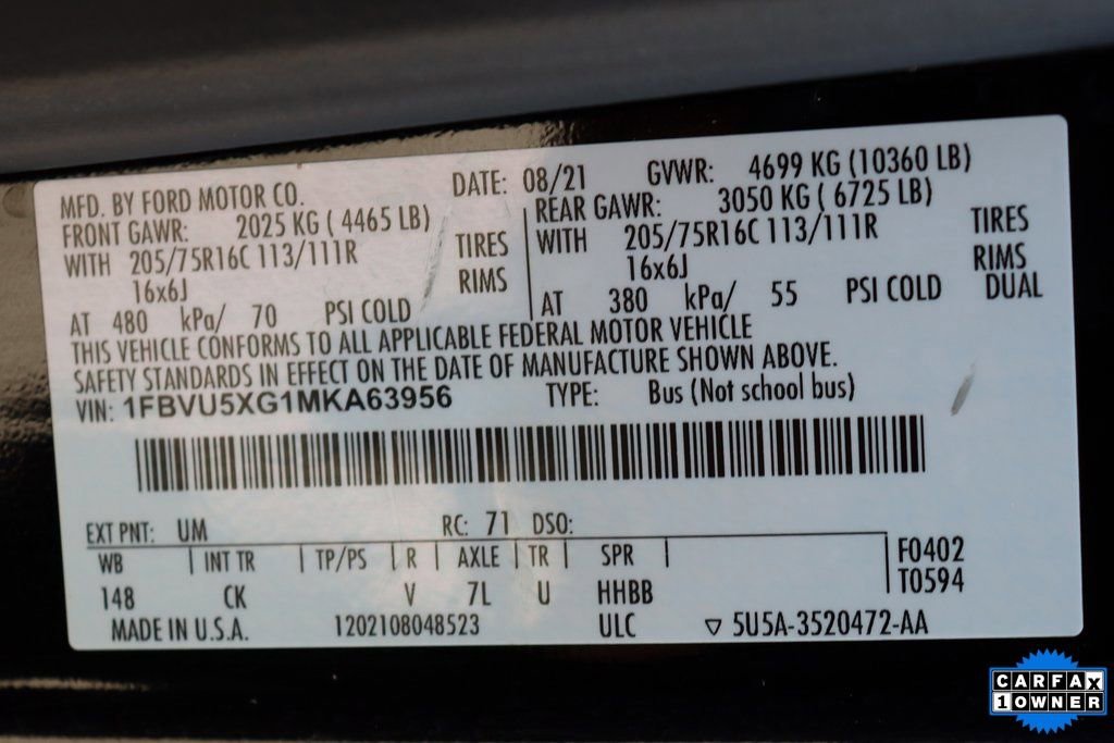 Used 2021 Ford Transit 350 XLT image 41