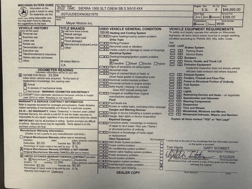 Used 2022 GMC Sierra 1500 SLT w/ SLT Premium Plus Package image 33