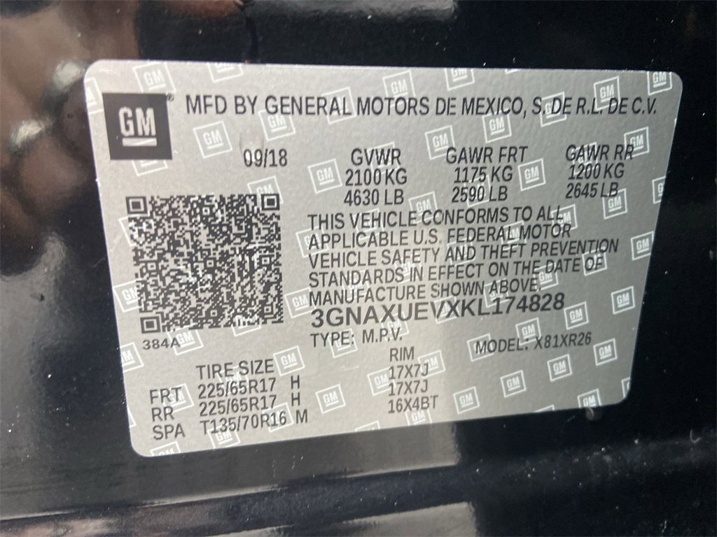 Certified 2019 Chevrolet Equinox LT image 33