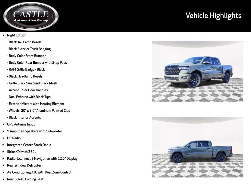 New 2026 RAM 1500 4x4 Crew Cab image 14