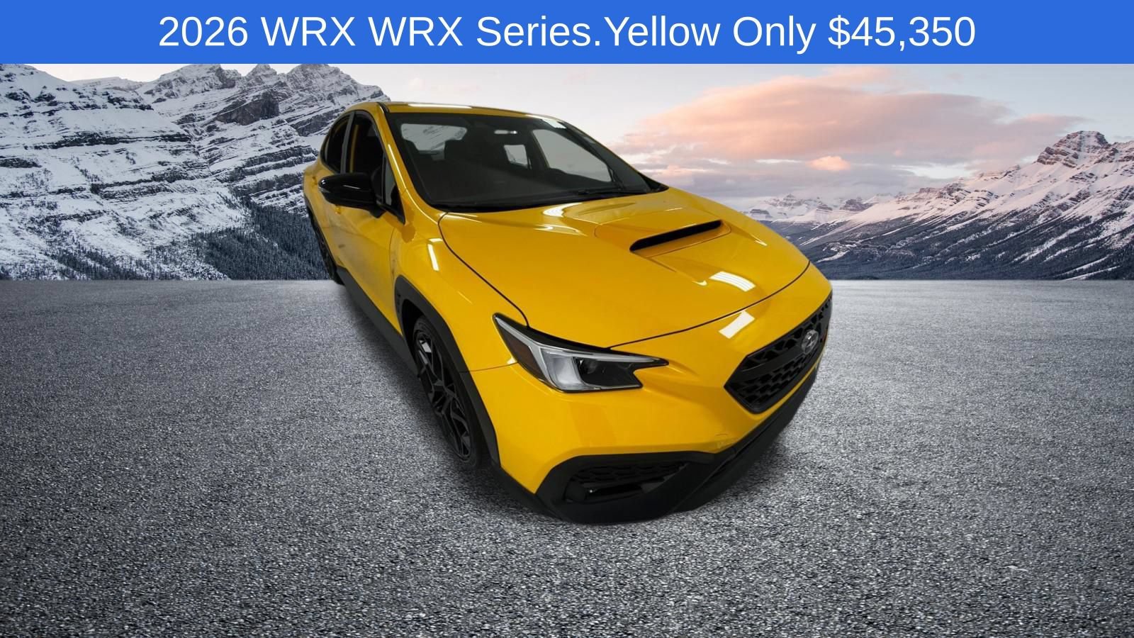 New 2026 Subaru WRX tS