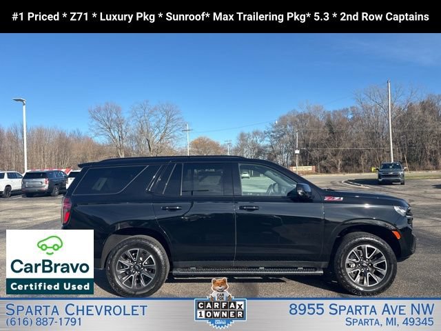 Certified 2024 Chevrolet Tahoe Z71 w/ Luxury Package AWD/4WD image 2