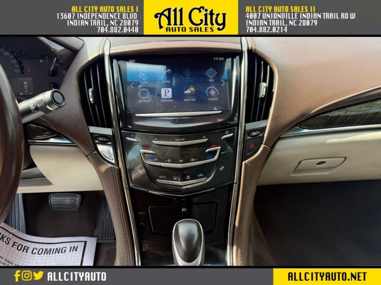 Used 2014 Cadillac ATS Luxury w/ Sun And Sound Package RWD image 27