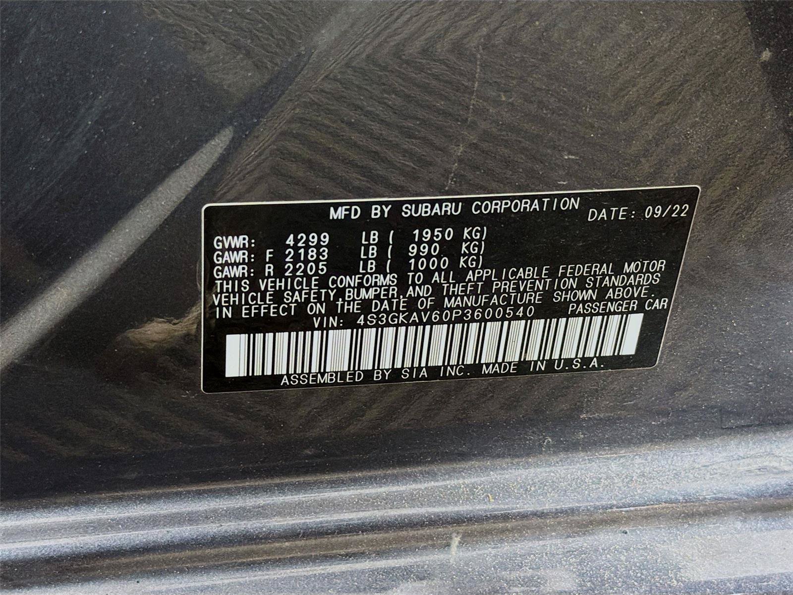 Used 2023 Subaru Impreza 2.0i Premium AWD/4WD image 38