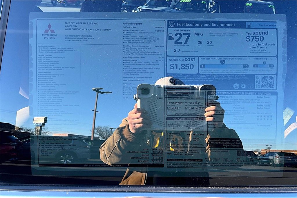 New 2026 Mitsubishi Outlander SEL image 14