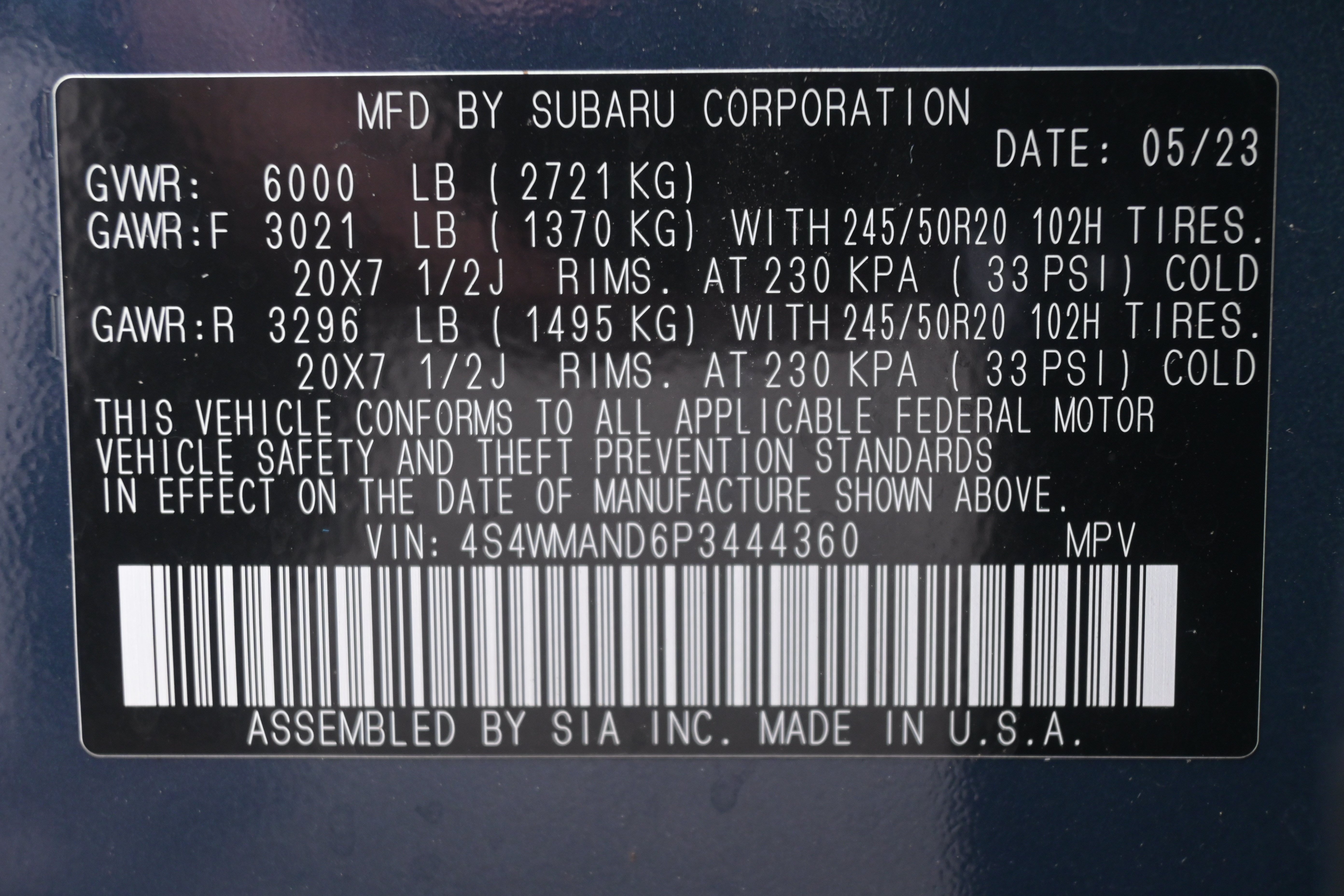 Certified 2023 Subaru Ascent Limited AWD/4WD image 35