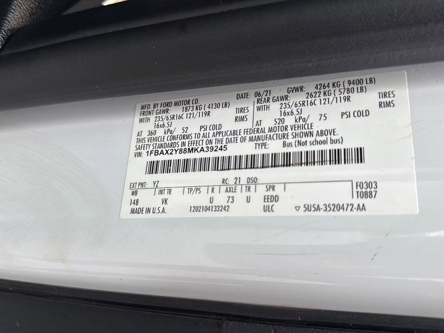 Used 2021 Ford Transit 350 XL image 30