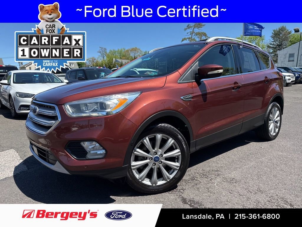 Certified 2018 Ford Escape Titanium w/ Ford Safe & Smart Package