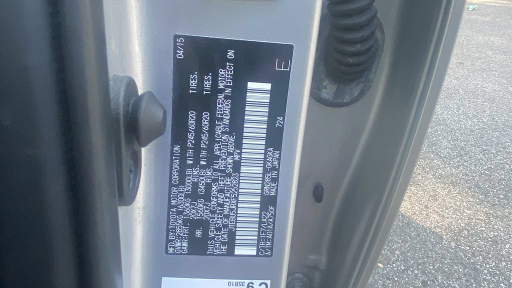 Used 2015 Toyota 4Runner Limited AWD/4WD image 18