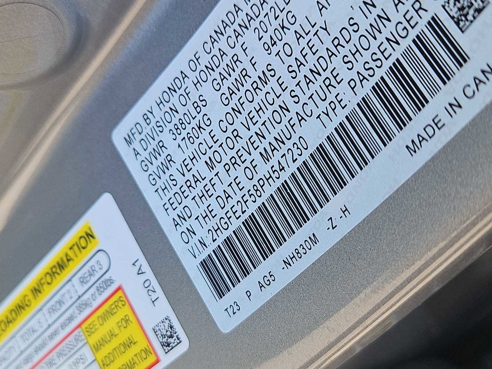 Certified 2023 Honda Civic Sport image 28