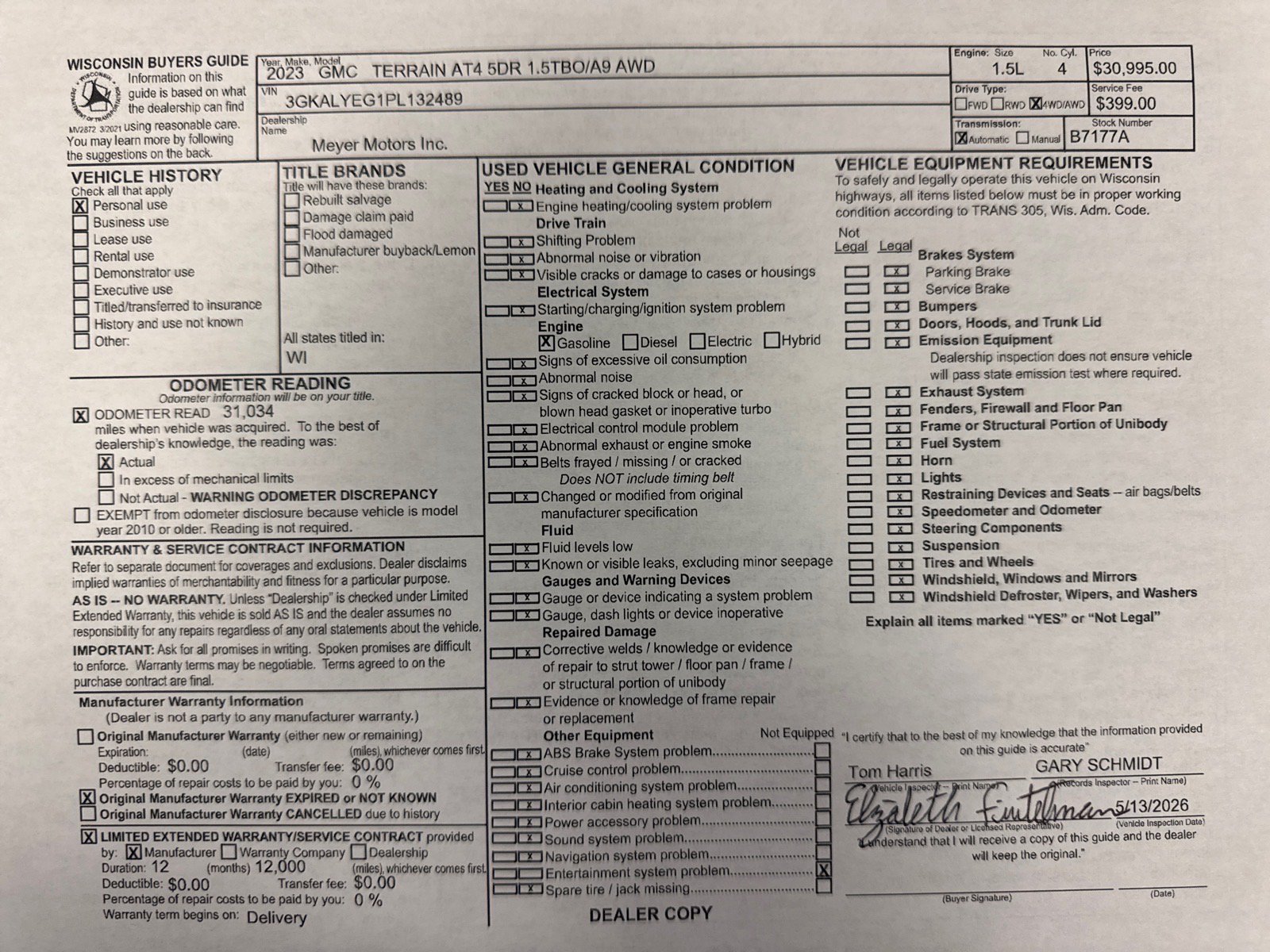 Certified 2023 GMC Terrain AT4 w/ Infotainment Package II AWD/4WD image 32