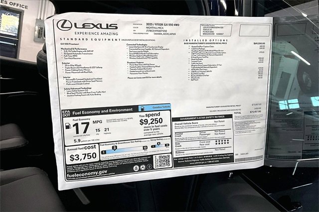 New 2025 Lexus GX 550 image 14