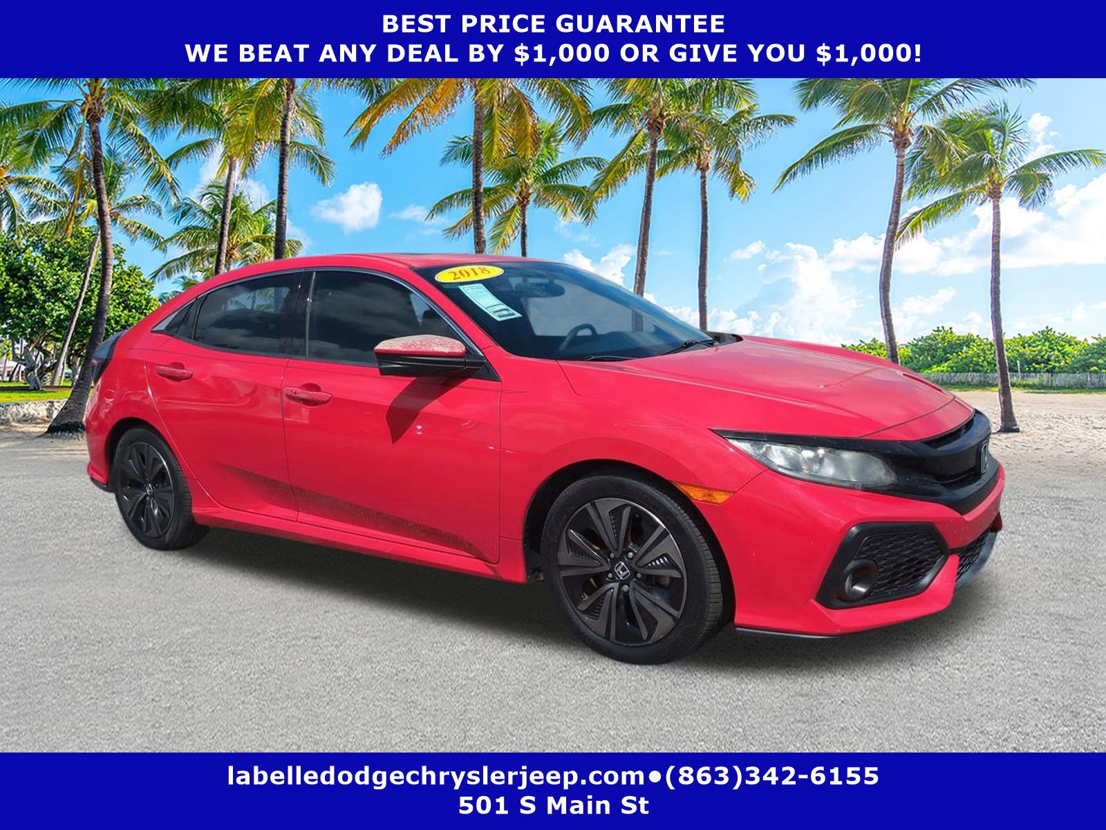 Used 2018 Honda Civic EX image 1