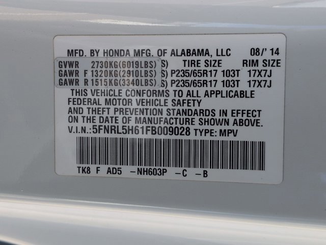 Used 2015 Honda Odyssey EX-L image 25