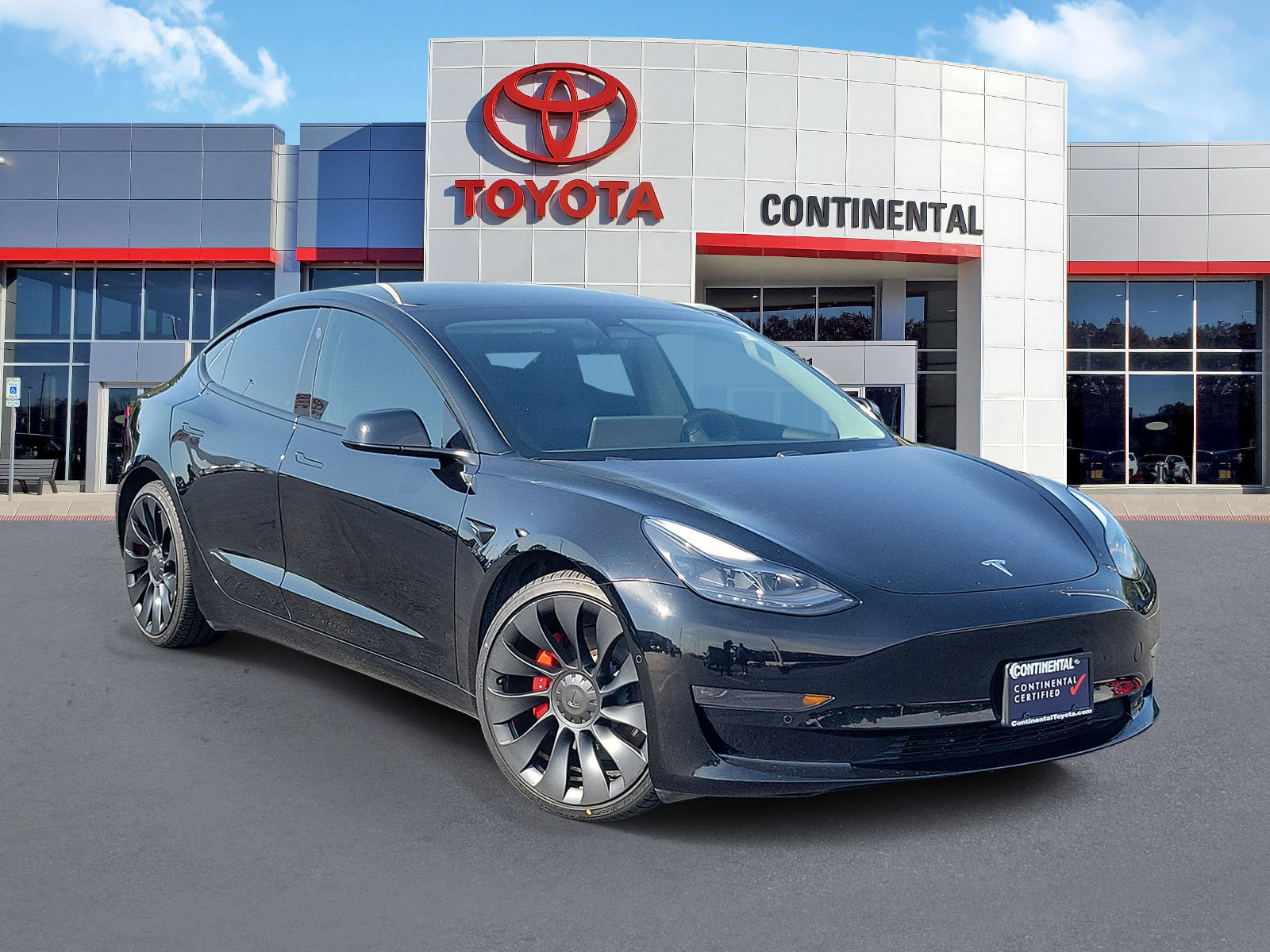 Used 2021 Tesla Model 3 Performance AWD/4WD image 2