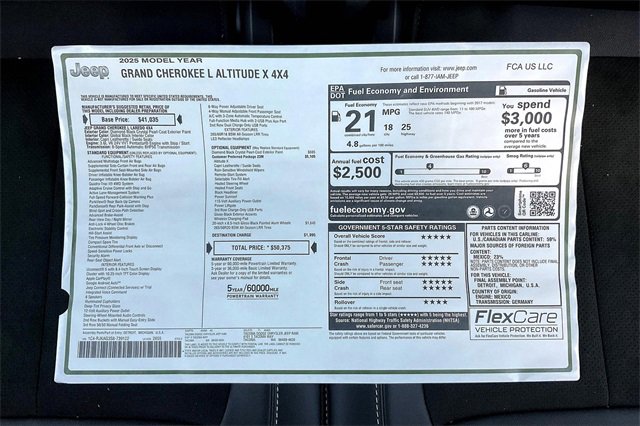 New 2025 Jeep Grand Cherokee L Altitude image 14