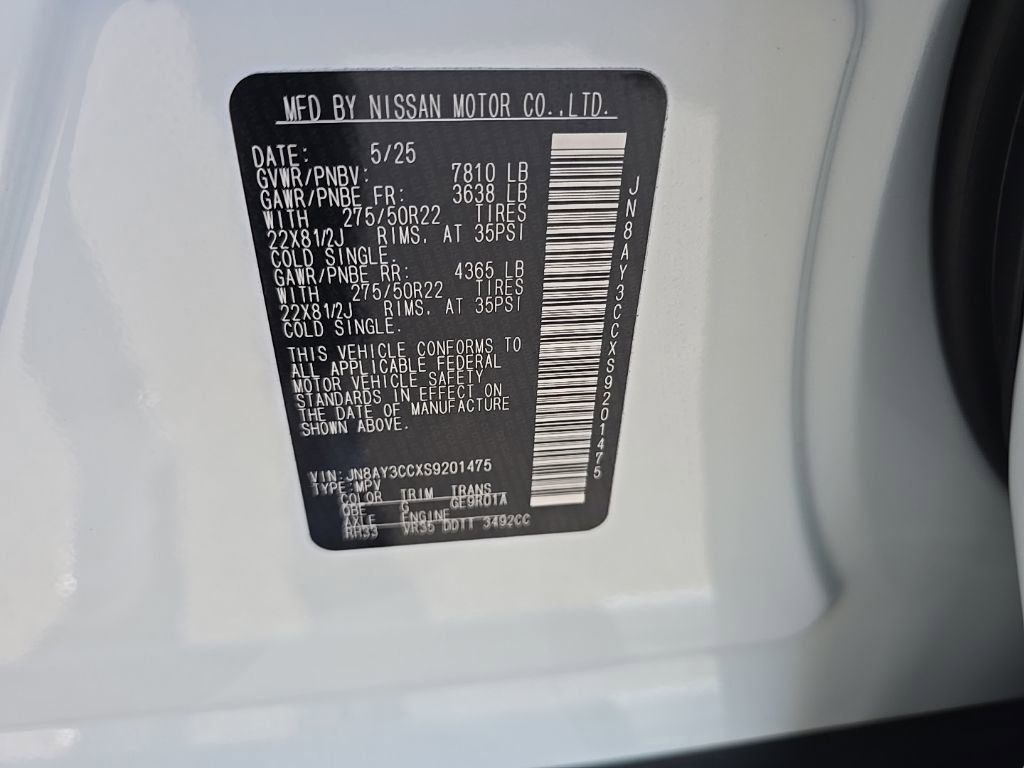 Used 2025 Nissan Armada Platinum Reserve AWD/4WD image 19