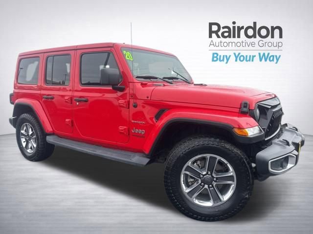 Used 2020 Jeep Wrangler Unlimited Sahara w/ Uconnect 4C Nav & Sound Group