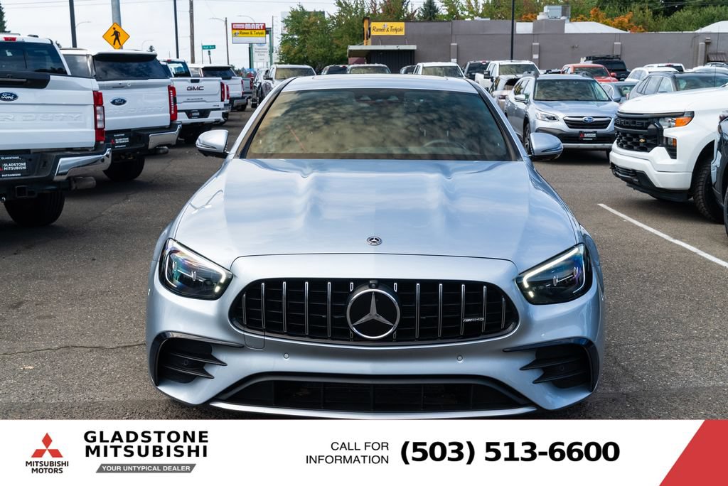 Used 2021 Mercedes-Benz E 53 AMG 4MATIC Sedan w/ Driver Assistance Package image 2