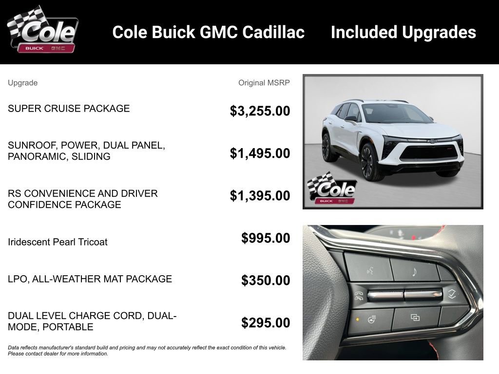 Certified 2025 Chevrolet Blazer EV RS w/ Super Cruise Package video 3