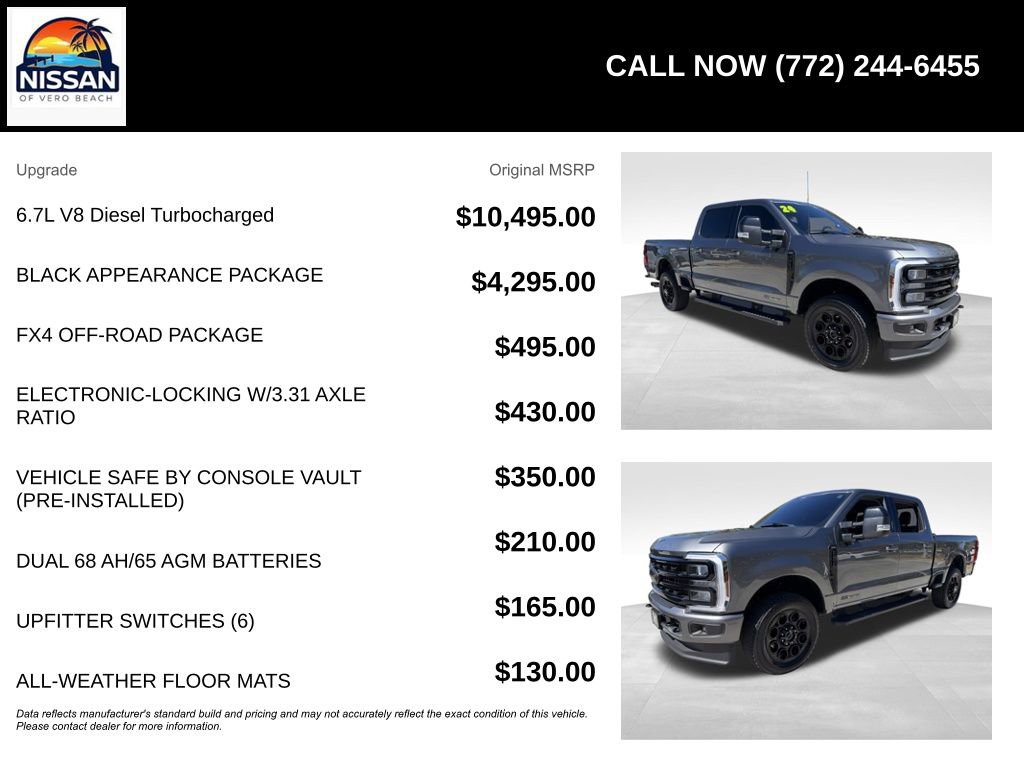 Used 2024 Ford F250 Lariat w/ Black Appearance Package image 6
