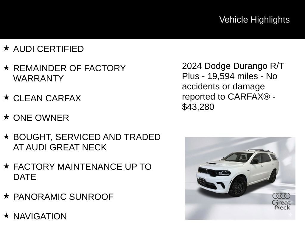 Used 2024 Dodge Durango R/T AWD/4WD image 9