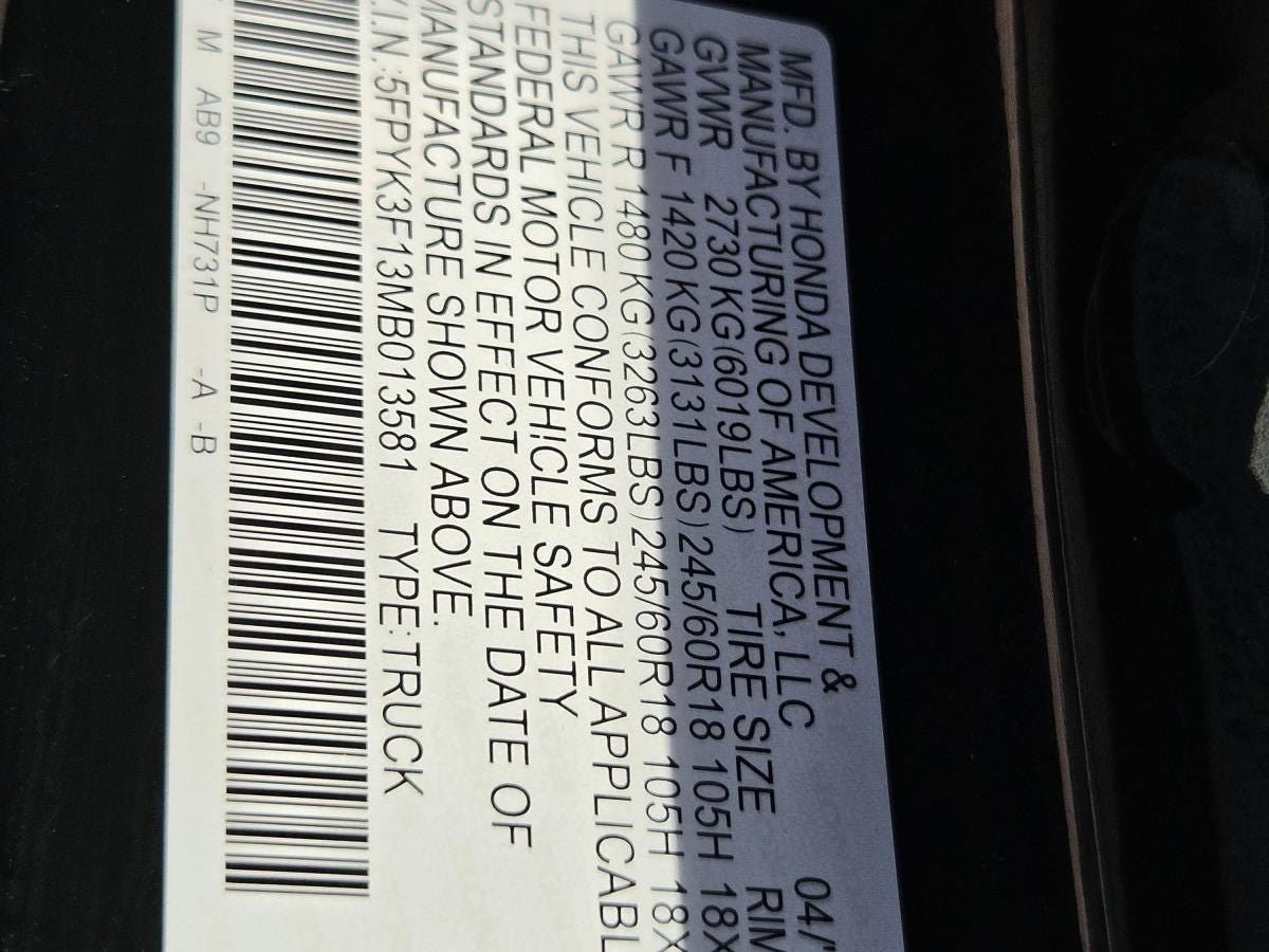 Used 2021 Honda Ridgeline Sport image 25