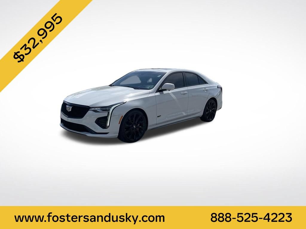 Used 2021 Cadillac CT4 V w/ Technology Package AWD/4WD image 1