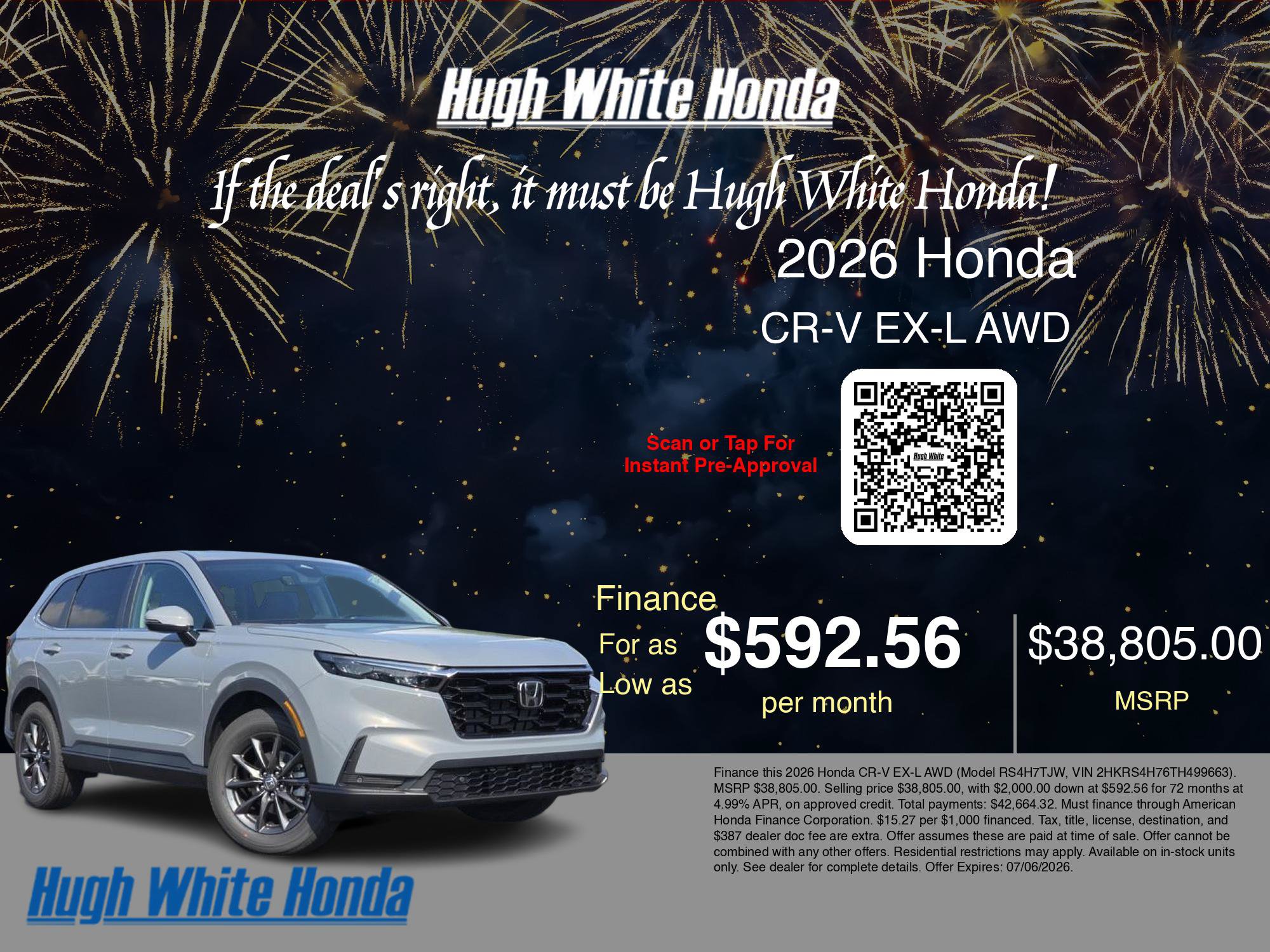 New 2026 Honda CR-V EX-L image 7