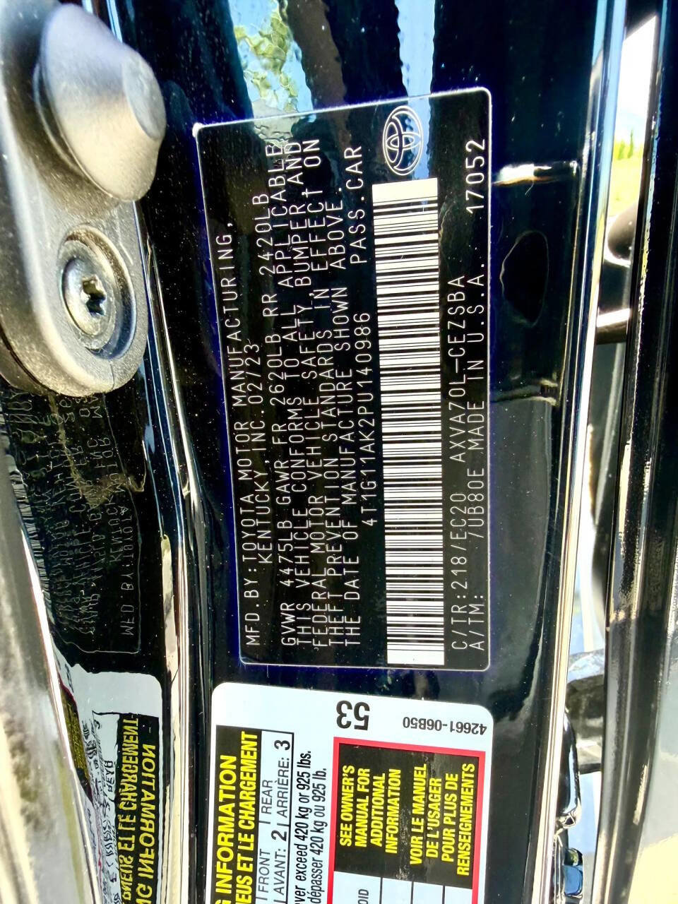 Used 2023 Toyota Camry SE FWD image 28