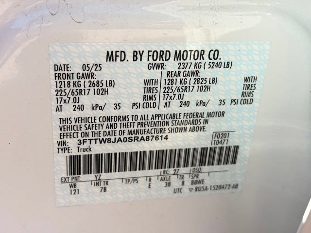Used 2025 Ford Maverick XLT w/ Equipment Group 302A AWD/4WD image 32