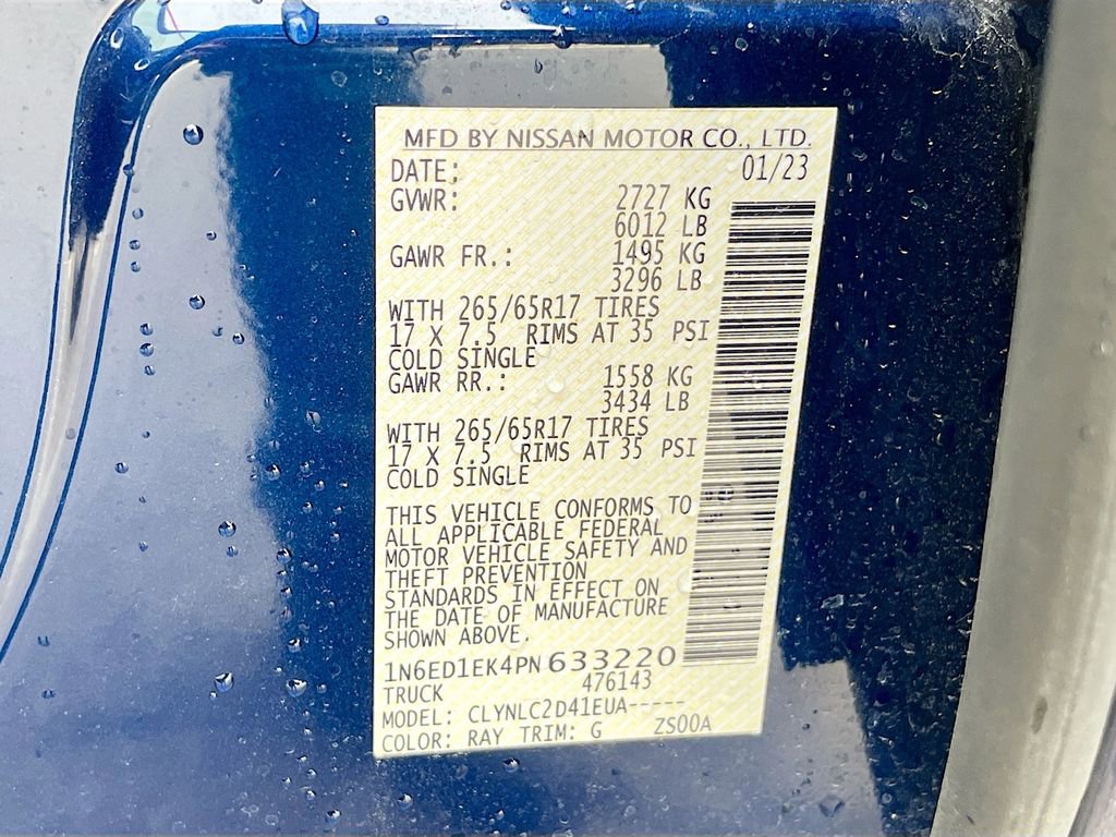 Used 2023 Nissan Frontier SV w/ SV Convenience Package image 32