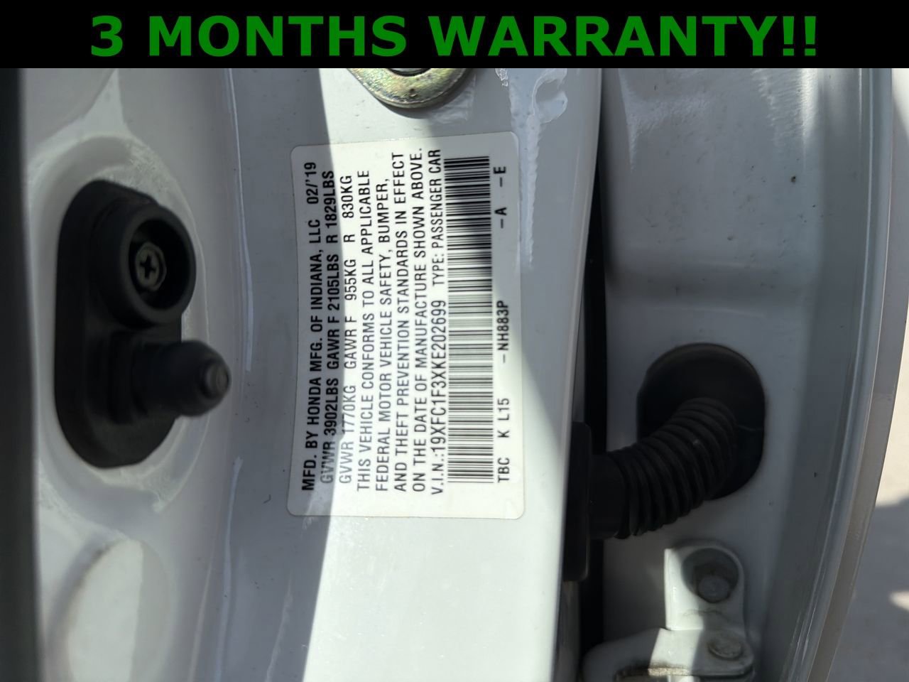 Used 2019 Honda Civic EX image 24