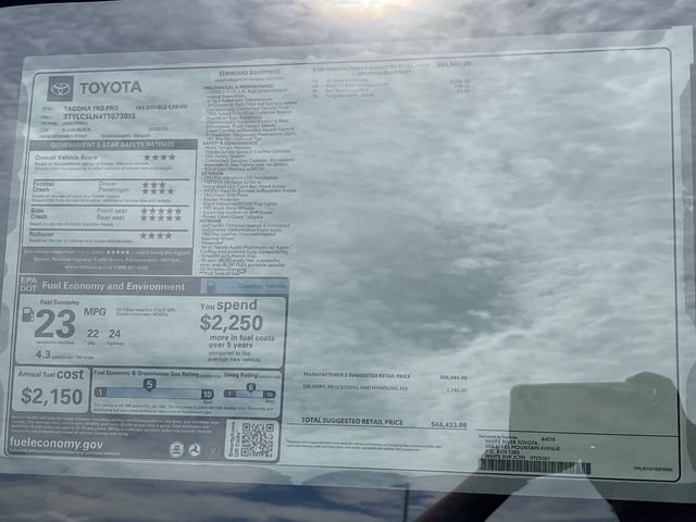 New 2026 Toyota Tacoma TRD Pro AWD/4WD image 27