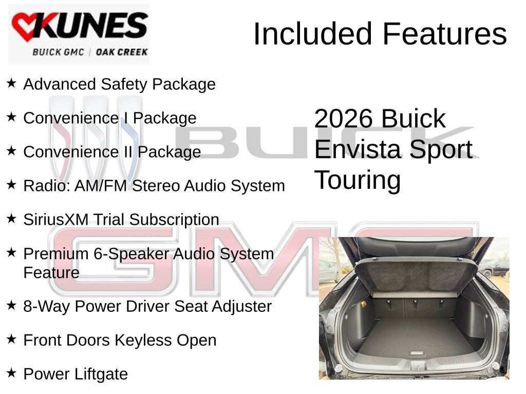 New 2026 Buick Envista Sport Touring w/ Convenience I Package FWD image 2