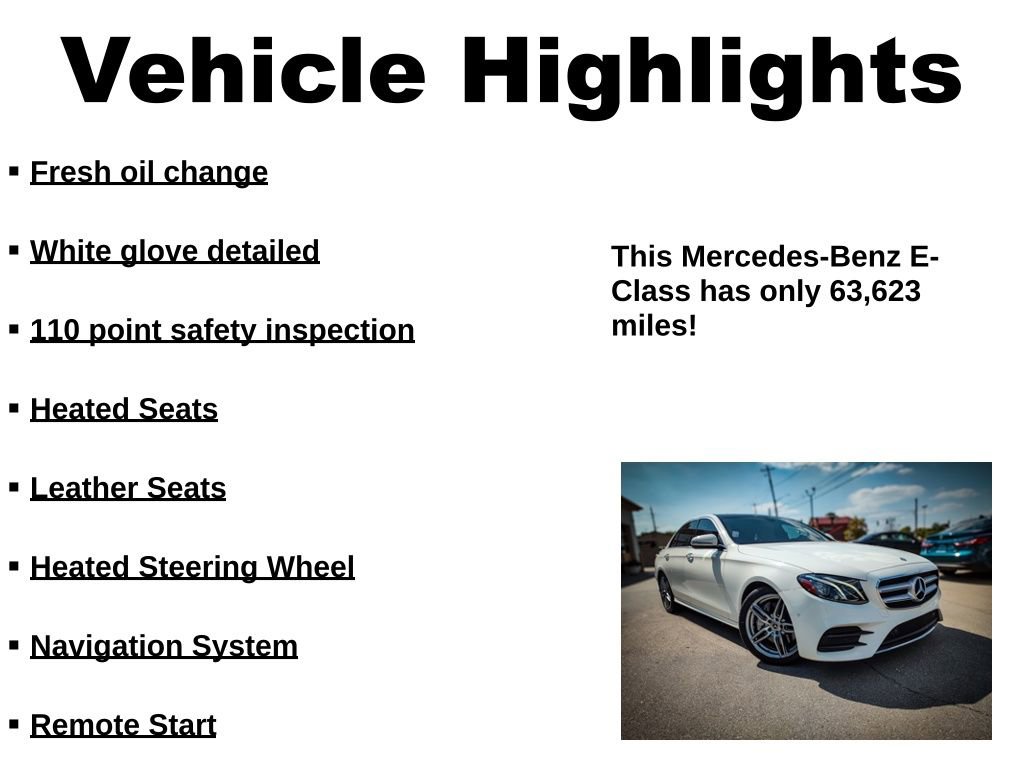 Used 2018 Mercedes-Benz E 300 w/ Premium 1 Package image 31