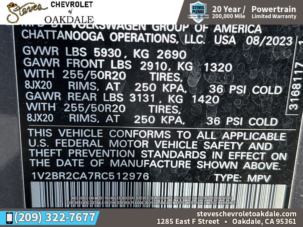Used 2024 Volkswagen Atlas SEL AWD/4WD image 38