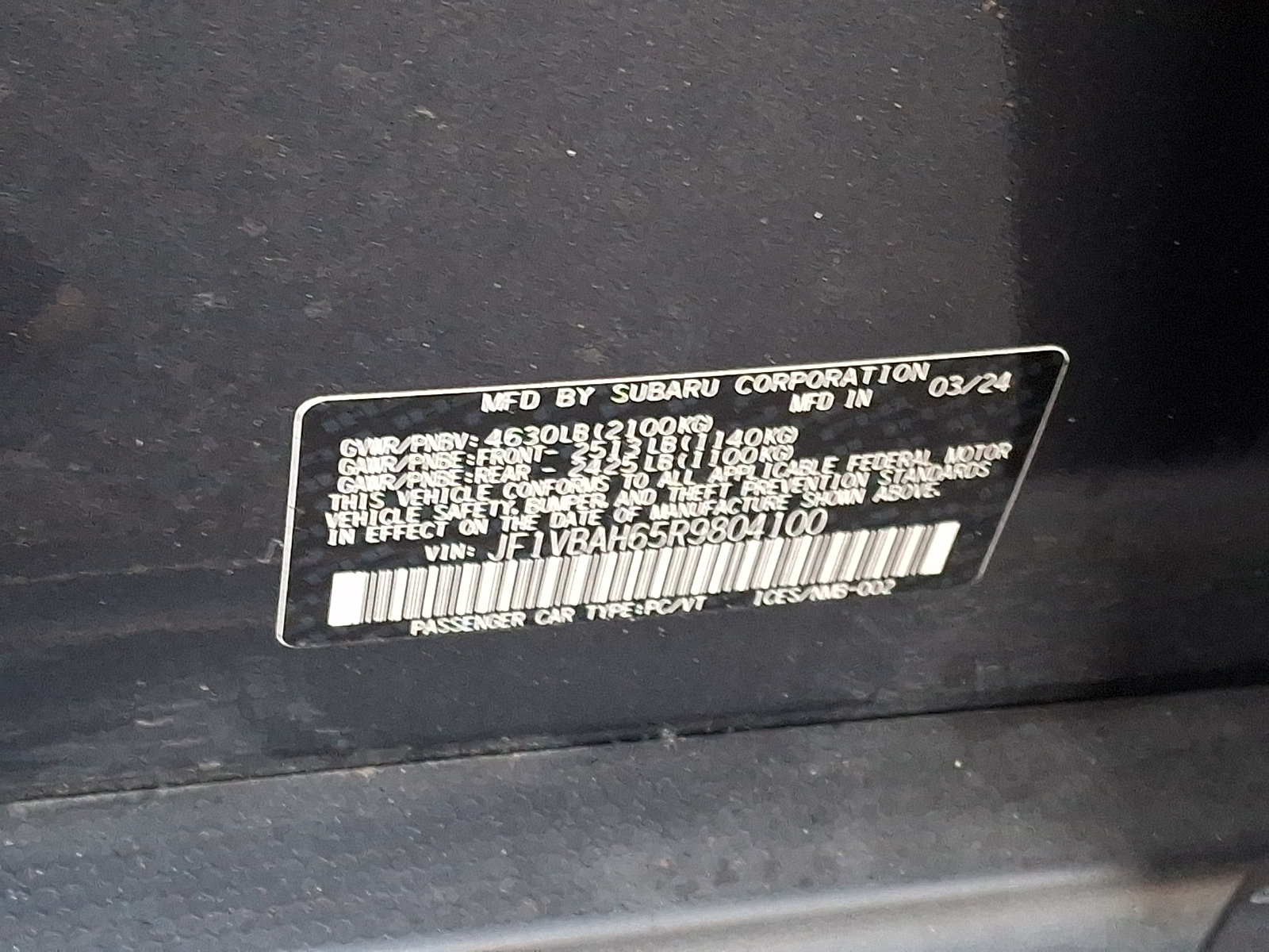 Used 2024 Subaru WRX Premium AWD/4WD image 28